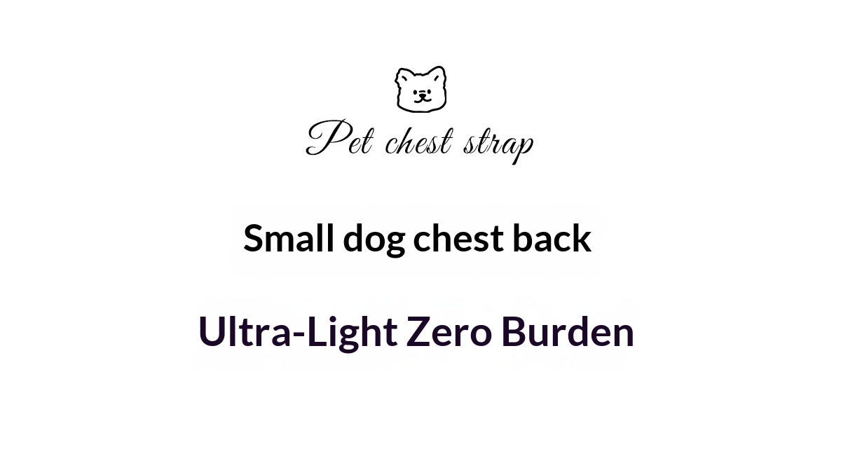 Dog leash vest for Pomeranian, Teddy, Bichon Frise puppies, and other small breeds; dog harness, leash, and dog chain