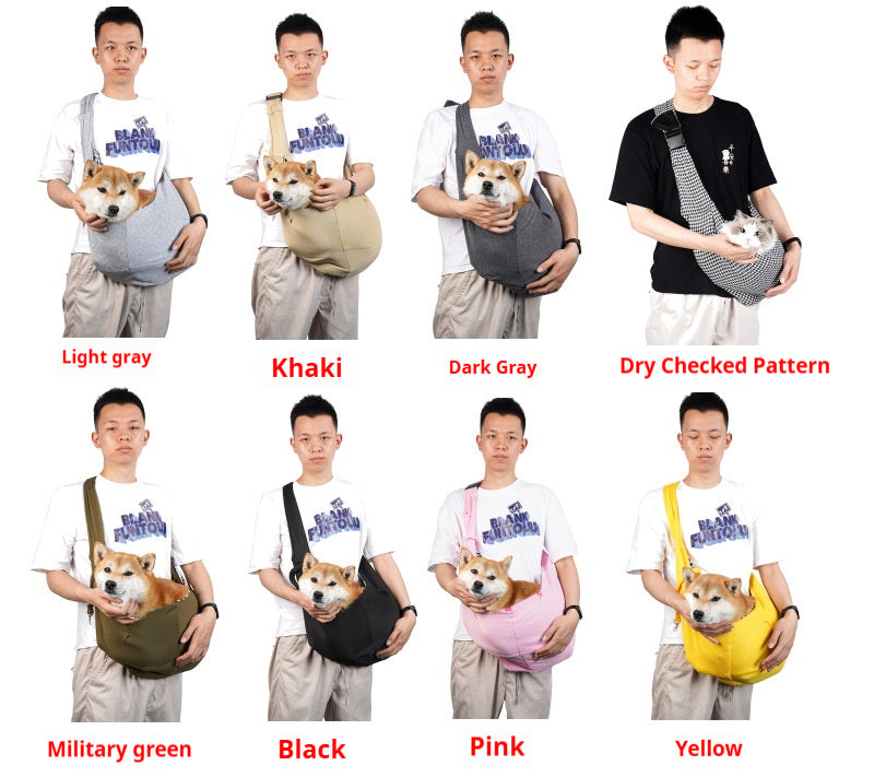 Cross-border new foldable cat bag, pet supplies crossbody dog backpack outdoor portable wholesale pet bag