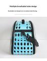 Crossbody pet bag breathable portable cat outdoor bag dog backpack foldable transparent cat bag large capacity travel bag wholesale