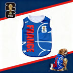 FIFA officially licensed pet supplies, comfortable dog clothes and T-shirts in various sizes from different countries to support the World Cup