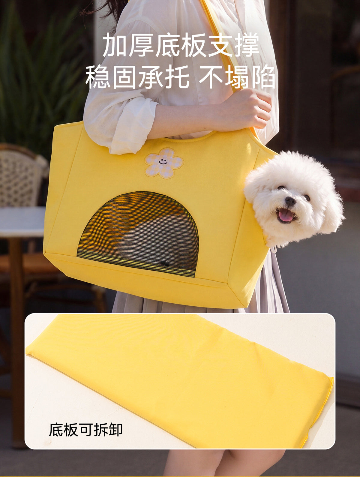 Seasonal pet cute travel canvas bag for small dogs Shih Tzu Teddy outdoor bag dog bag single-shoulder portable cat bag