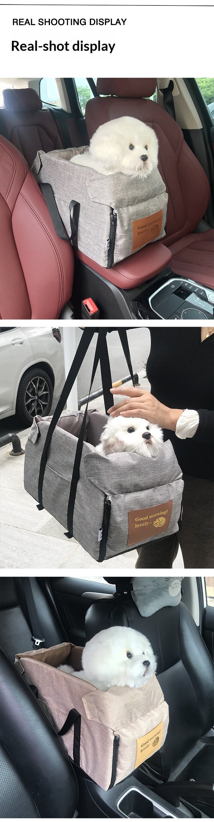 Pet car dog bed pad all-season universal multi-function cat bed travel outdoor travel bag portable pet bag