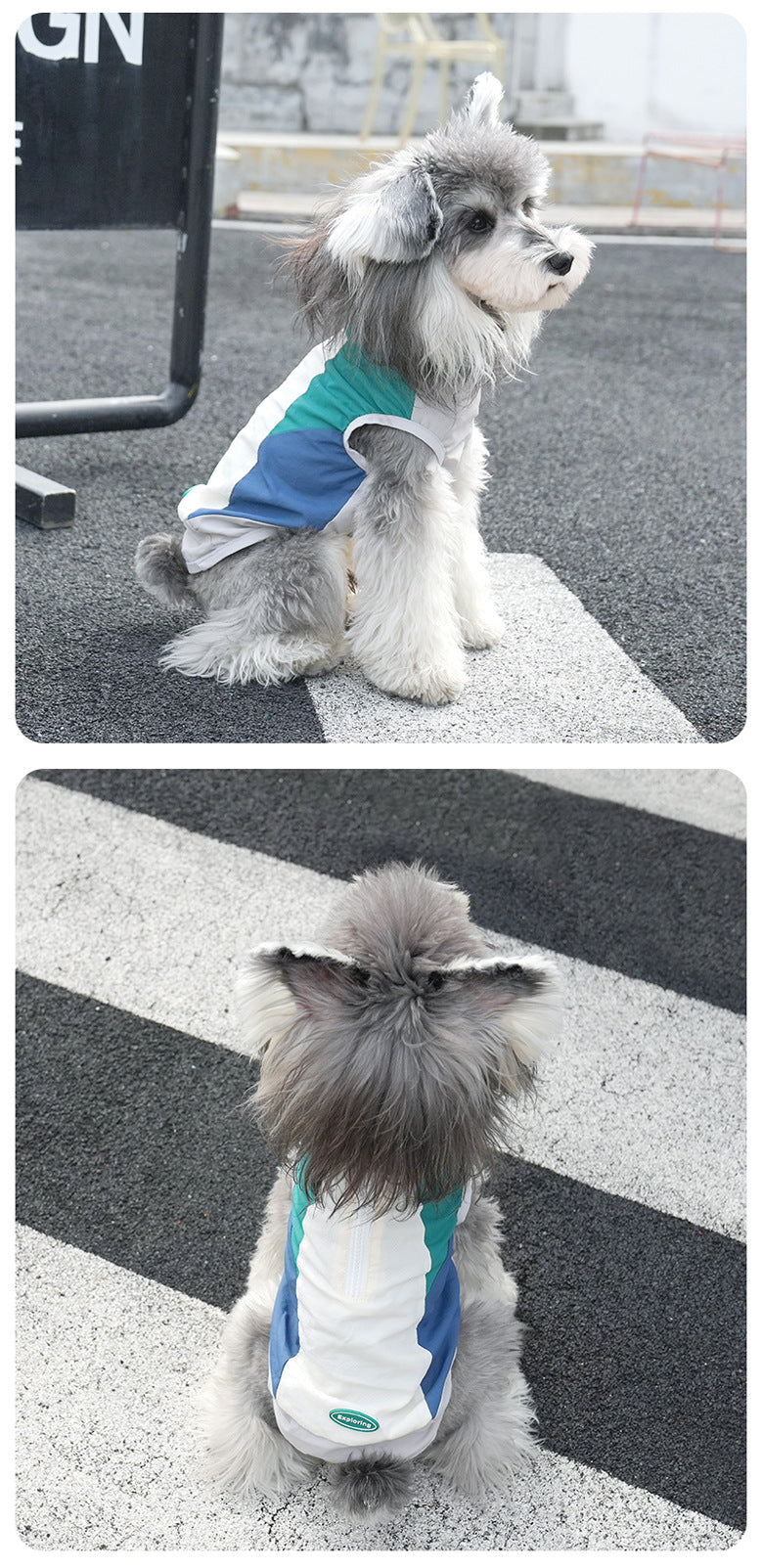 New summer pet sun protection clothing, thin and breathable skin-protecting shirt for small and medium-sized dogs, wholesale