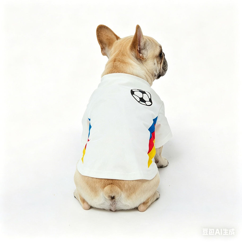 Cross-border hot-selling summer new arrivals World Cup pet jerseys, puppy uniforms, breathable vests, dog clothes