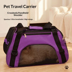 Lightweight, breathable, portable pet carrier/slingback bag/foldable cat bag/cat carrier for easy carrying when out and about.
