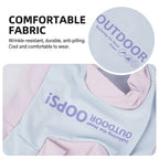 Cool-feet color-blocked breathable outerwear for Bichon Frise and Schnauzer dogs, suitable for spring and summer. Wholesale puppies and cats
