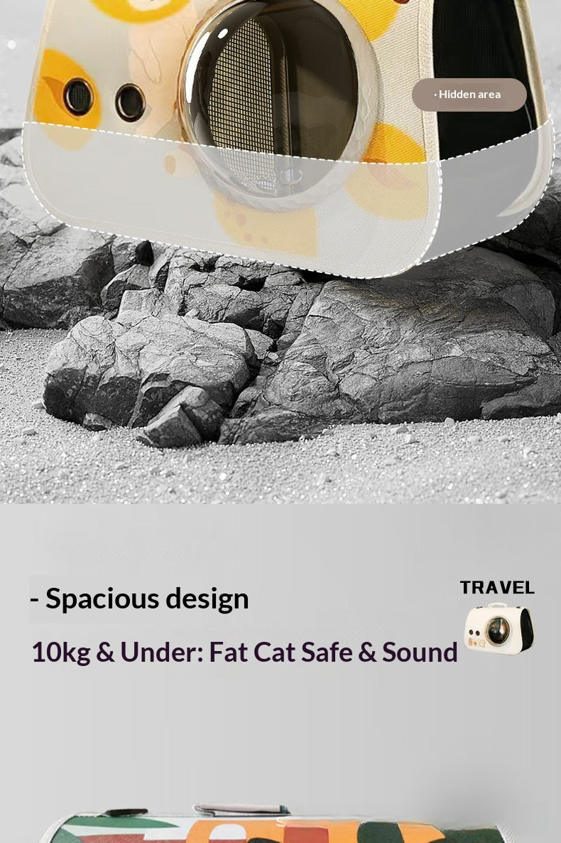 Cat bag pet travel backpack single shoulder double-sided opening large capacity breathable supplies wholesale portable pet backpack