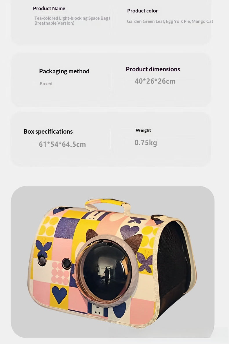 Cat bag pet travel backpack single shoulder double-sided opening large capacity breathable supplies wholesale portable pet backpack