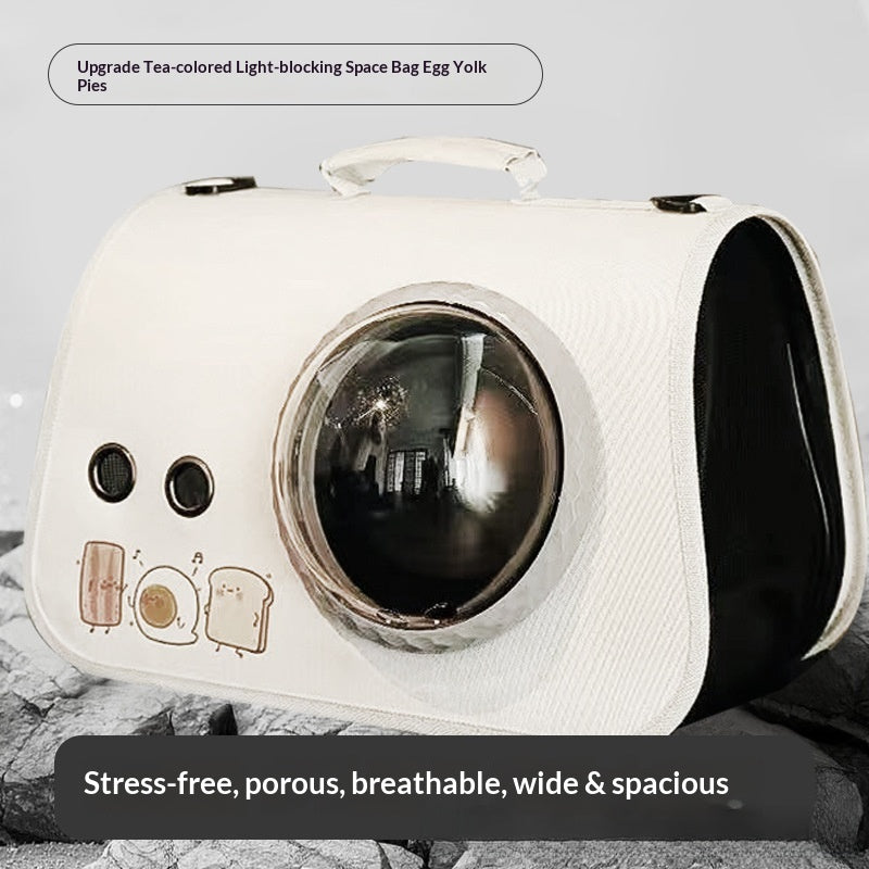 Cat bag pet travel backpack single shoulder double-sided opening large capacity breathable supplies wholesale portable pet backpack