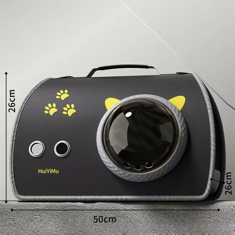 Cat bag pet travel backpack single shoulder double-sided opening large capacity breathable supplies wholesale portable pet backpack
