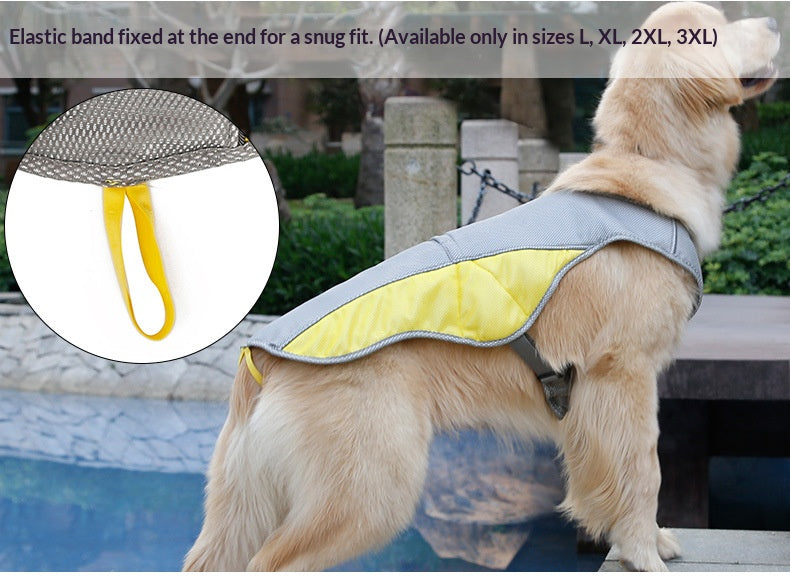 Cross-border factory direct sales of dog cooling vests, pet clothes, summer breathable pet heatstroke prevention and cooling dog clothes