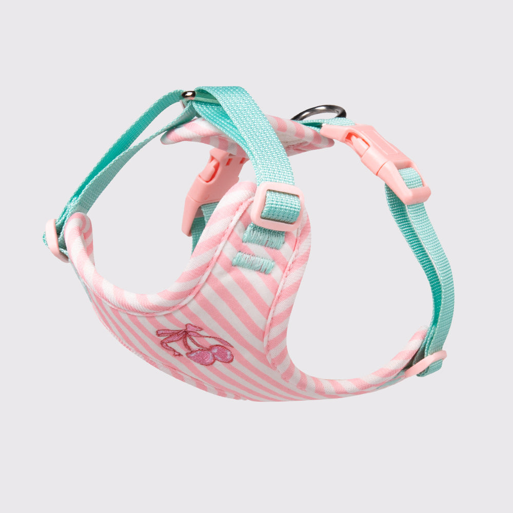 Pet vest-style harness, small dog leash, anti-escape, cute dog rope, small and medium-sized dog leash