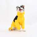 Cross-border medium and large dog breeds Border Collie Labrador Shiba Inu four-legged jacket, waterproof and windproof dog clothes, raincoat