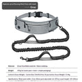 Cross-border explosion-proof running dog leash, nylon reflective multi-functional stretchable sports waist bag, pet leash
