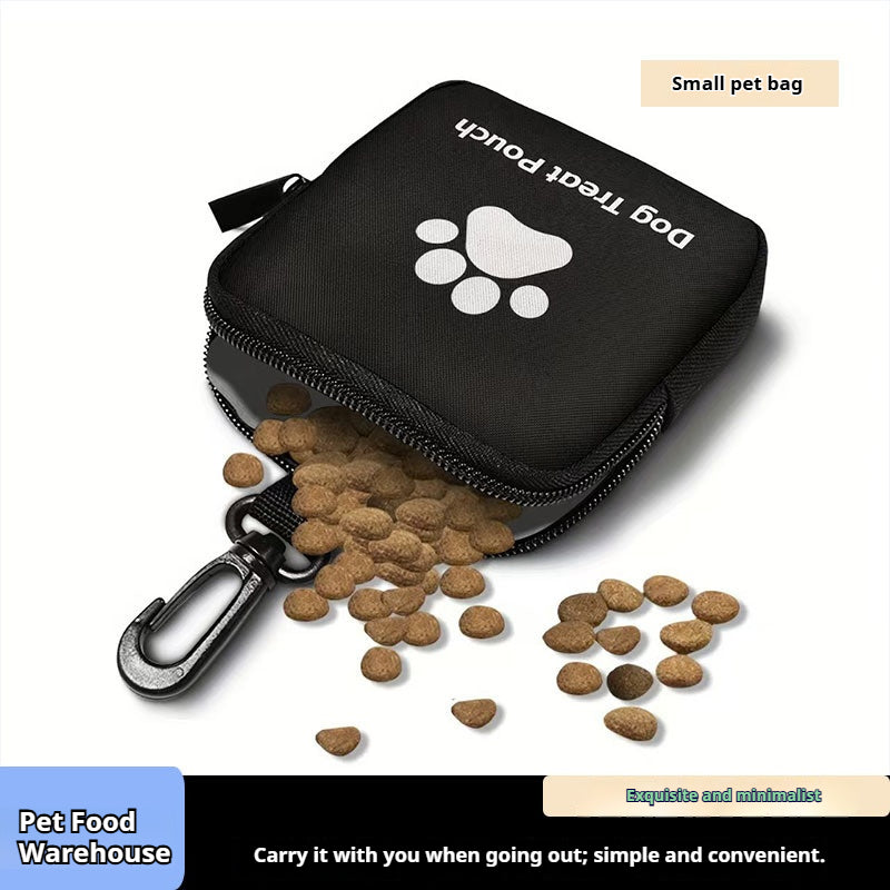 New Arrival Dog Paw Bag with Zipper Closure, Waterproof and Durable Dog Training Snack Bag, Portable Pet Bag