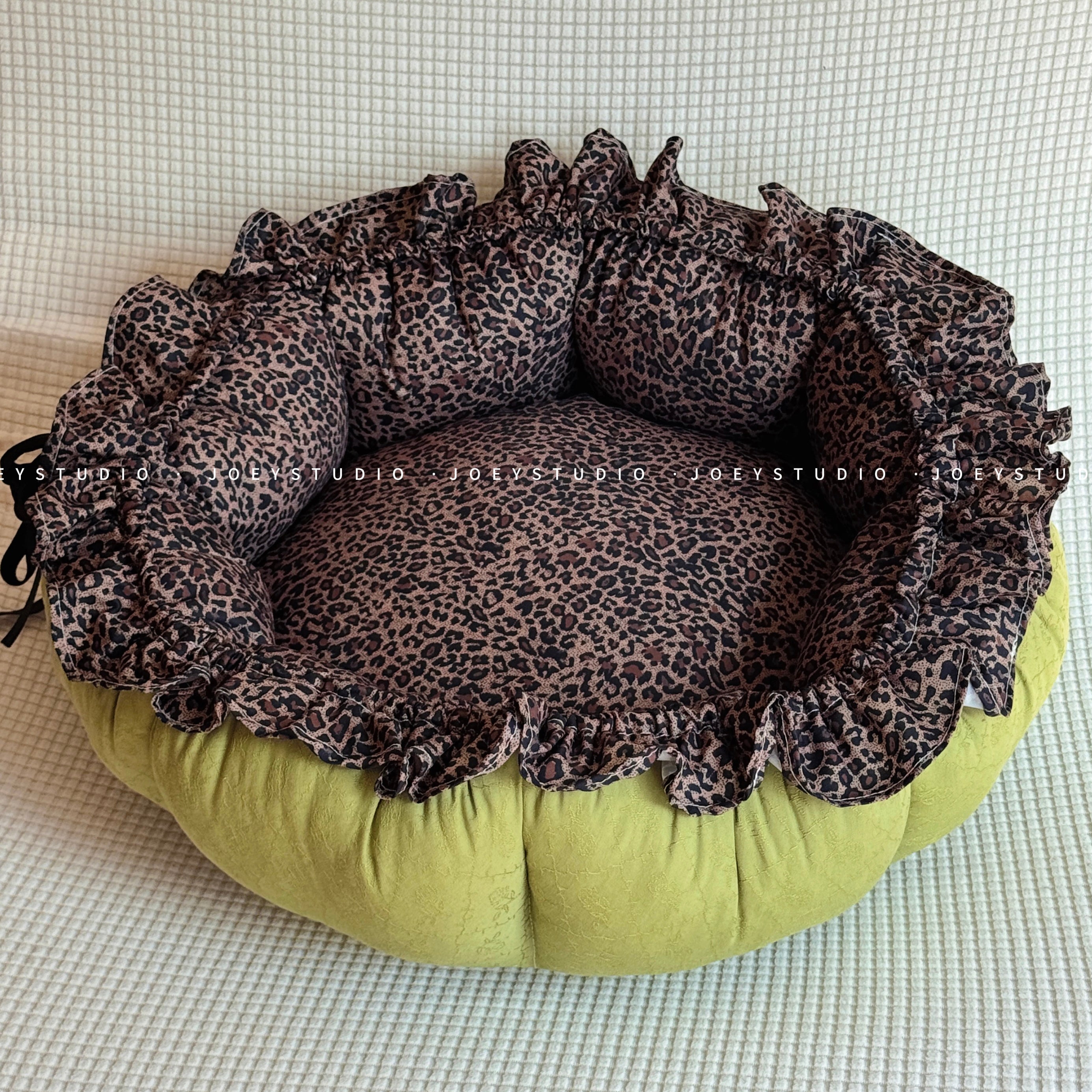 Leopard print 40cm/Green grapes