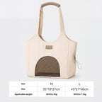 Seasonal pet cute travel canvas bag for small dogs Shih Tzu Teddy outdoor bag dog bag single-shoulder portable cat bag