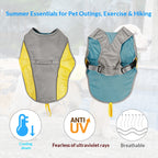Cross-border factory direct sales of dog cooling vests, pet clothes, summer breathable pet heatstroke prevention and cooling dog clothes
