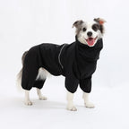 Cross-border medium and large dog breeds Border Collie Labrador Shiba Inu four-legged jacket, waterproof and windproof dog clothes, raincoat