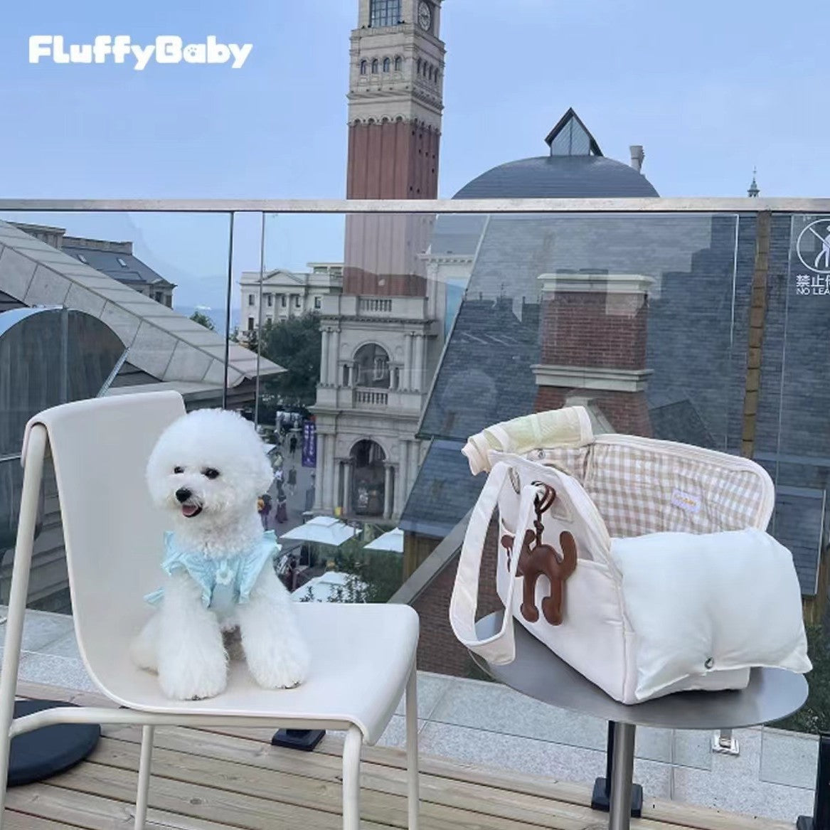Winter Warmth Pet Bag Single Shoulder Bag Cat Bag Cross-Shoulder Dog Bag Warm and Portable Pet Bag with Thick Handle
