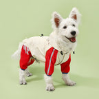 Full-coverage waterproof raincoat for dogs, including Teddy, Pomeranian, and small/medium-sized breeds like Bichon Frise.