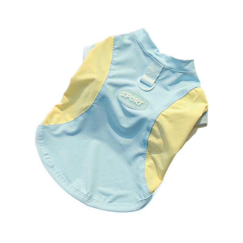 Big Dog Ice Silk Spring/Summer Dog Clothes, Cat Clothes, Cooling Clothes, Sunscreen, Cross-border Golden Retriever Clothes