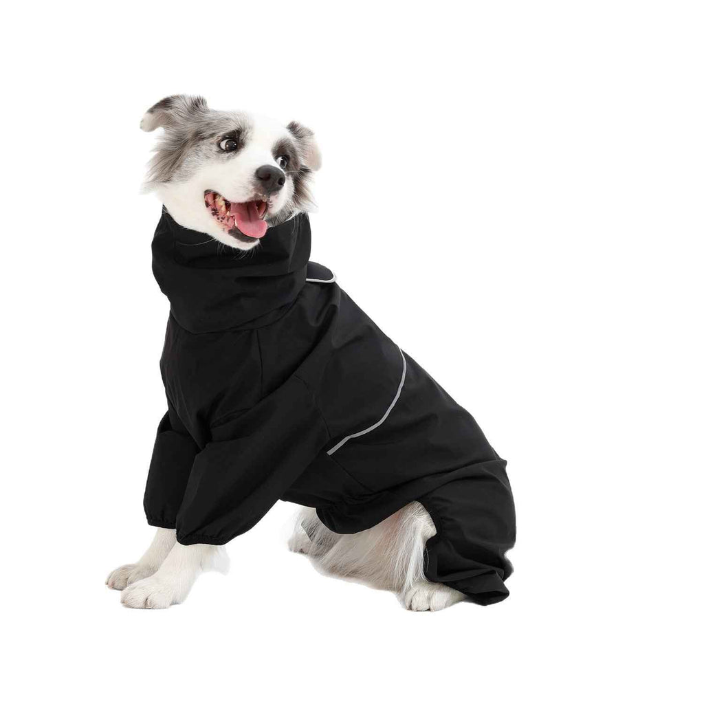 Black dog sweater, warm and comfortable dog clothing for cold weather - Everlasting Paws