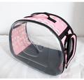 Crossbody pet bag breathable portable cat outdoor bag dog backpack foldable transparent cat bag large capacity travel bag wholesale