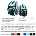 Crossbody pet bag breathable portable cat outdoor bag dog backpack foldable transparent cat bag large capacity travel bag wholesale
