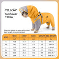 Orange waterproof dog raincoat for outdoor activities, dog clothes for large dogs - Everlasting Paws