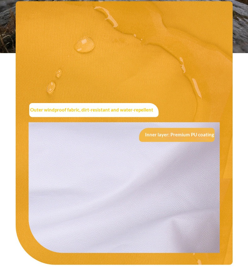 Superior Waterproof Dog Raincoat for Large Golden Retrievers - Full Coverage Protection